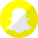 Snapchat logo of a ghost