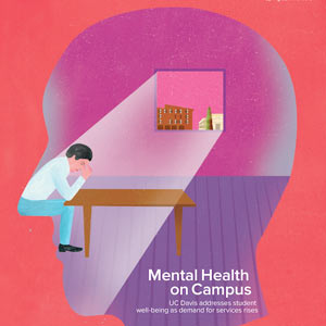 "UC Davis Magazine cover"